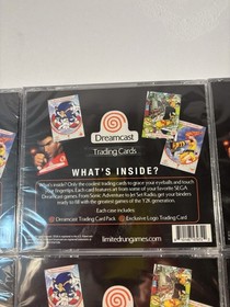 SEGA DREAMCAST CD TRADING CARD LIMITED RUN GAME COMMEMORATIVE 1 OF 500 LOGO PACK