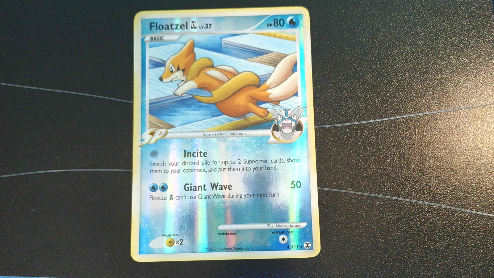 Floatzel GL 4/111 Rising Rivals Reverse Holo