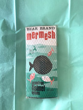 BEAR BRAND VINTAGE SEAM FREE BLACK FISHNET NYLON STOCKINGS