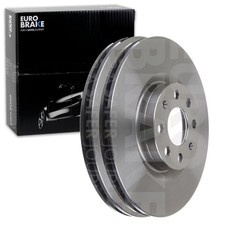 2X EUROBRAKE BREMSSCHEIBEN 284mm BELÜFTET VORNE PASSEND FÜR FIAT GRANDE PUNTO