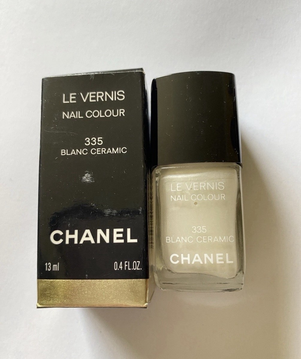 Chanel Le Vernis Nail Colour 335 Blanc Ceramic New In Box