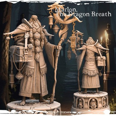 Monolith Arts - Marked by Darkness II - Marlon - 75mm Pin Up/Figur/Modell/Dioram