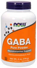 NOW Supplements - GABA Pure Powder 6 oz 170 g 