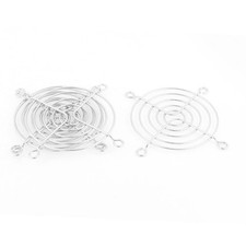 4 Pcs Axial Cooling Fan Finger Guard Grill Metal Wire 70mm AC DC Computer CPU