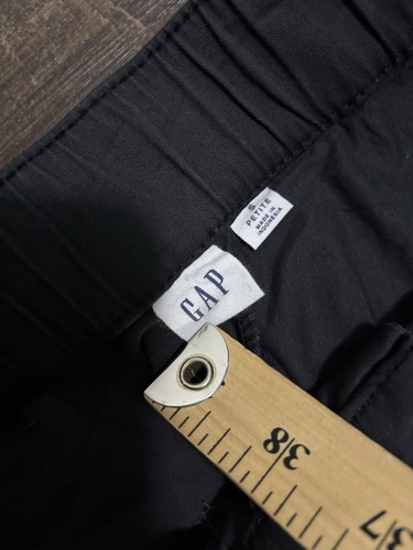 GAP Damen rauchschwarz leicht weites Bein hoher Bund Größe S Petite Neu mit Etikett - Bild 9 von 10