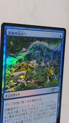 1x Into the Flood Maw Foil Japanese Exclusive Promo MTG NM | eBay