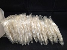 Pearl Bracelets Lot 192 Count NIP Crafty Making Beads 8mm Cream 8.5in