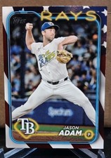 2024 Topps Update Series - Jason Adam #US102 Independence Day 51 /76 (RC)