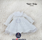 Kleid für Blythe, Pullip - 30 cm Puppen süßes weißes Outfit, Puppenkleidung