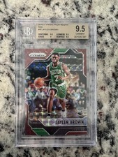 2016-17 Panini Prizm Jaylen Brown RC SSP Mosaic Red Refractor BGS 9.5 Gem Mint!