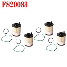 4 Pack FS20083 Fuel water Separator Filter Kit For Detroit Diesel A0000905051