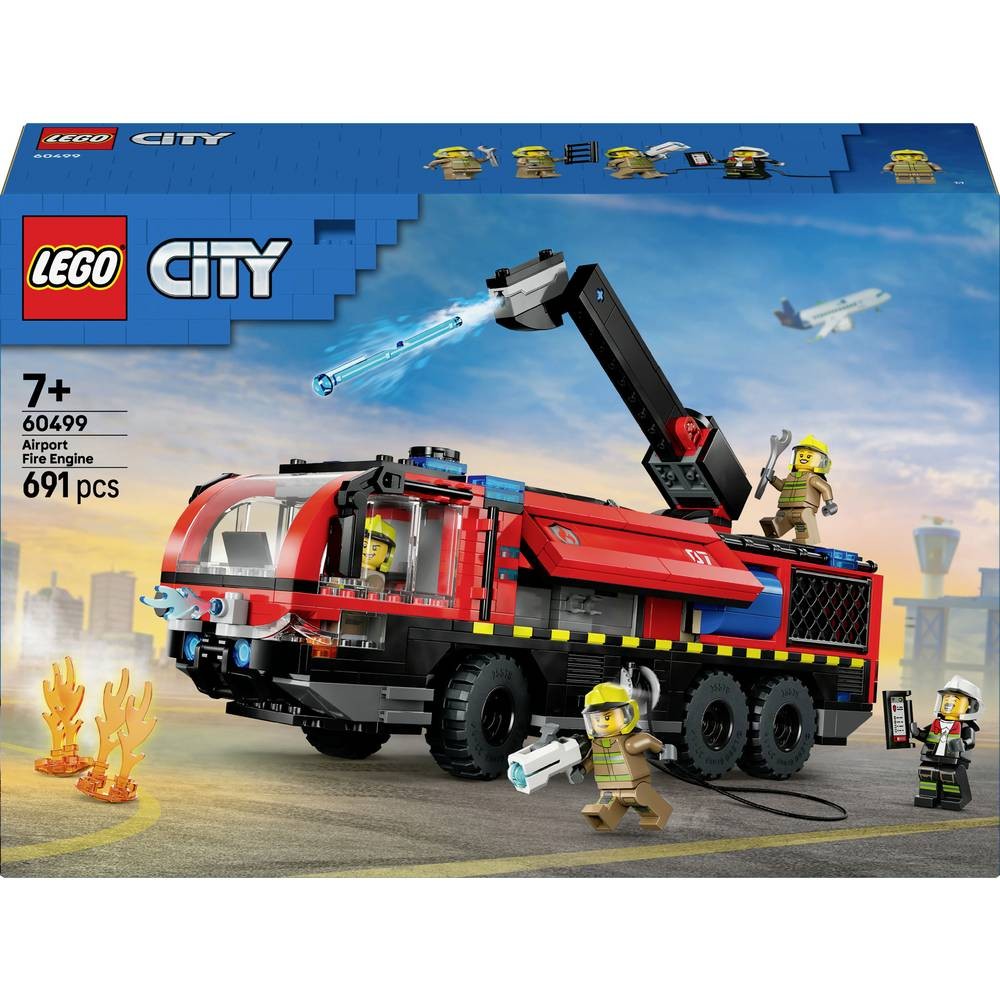 LEGO CITY 60499 Camion Pompier Robuste Solution contre l'Ennui des Enfants