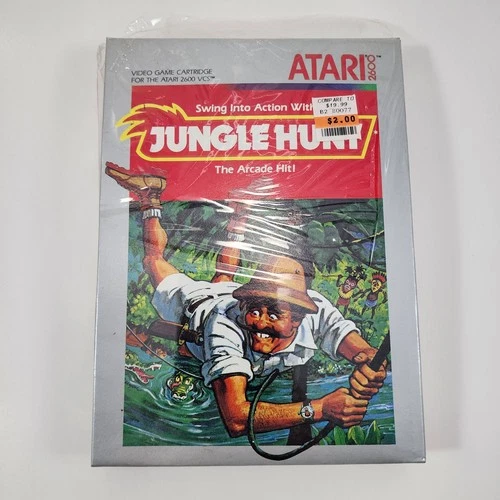Jungle Hunt Atari 2600 CIB with Manual Arcade Classic Game 1987 Never Played