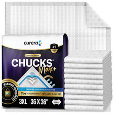 Chucks MAX Hospital Bed Pads Disposable Adult 36 X 36 Incontinence Pads - Xxx-