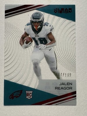 2020 Panini Chronicles - Clear Vision Rookies Jalen Reagor #CV-18 Red /199 (RC)