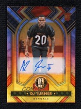 2023 Panini Gold Standard Rookies Platinum Auto 43/49 DJ Turner #135 Auto 1z6