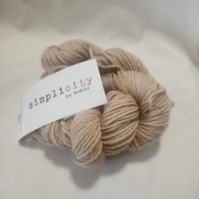SIMPLICITY HIKOO Yarn Color 019 Sahara Sand Merino Acrylic Nylon Dk 50g B16