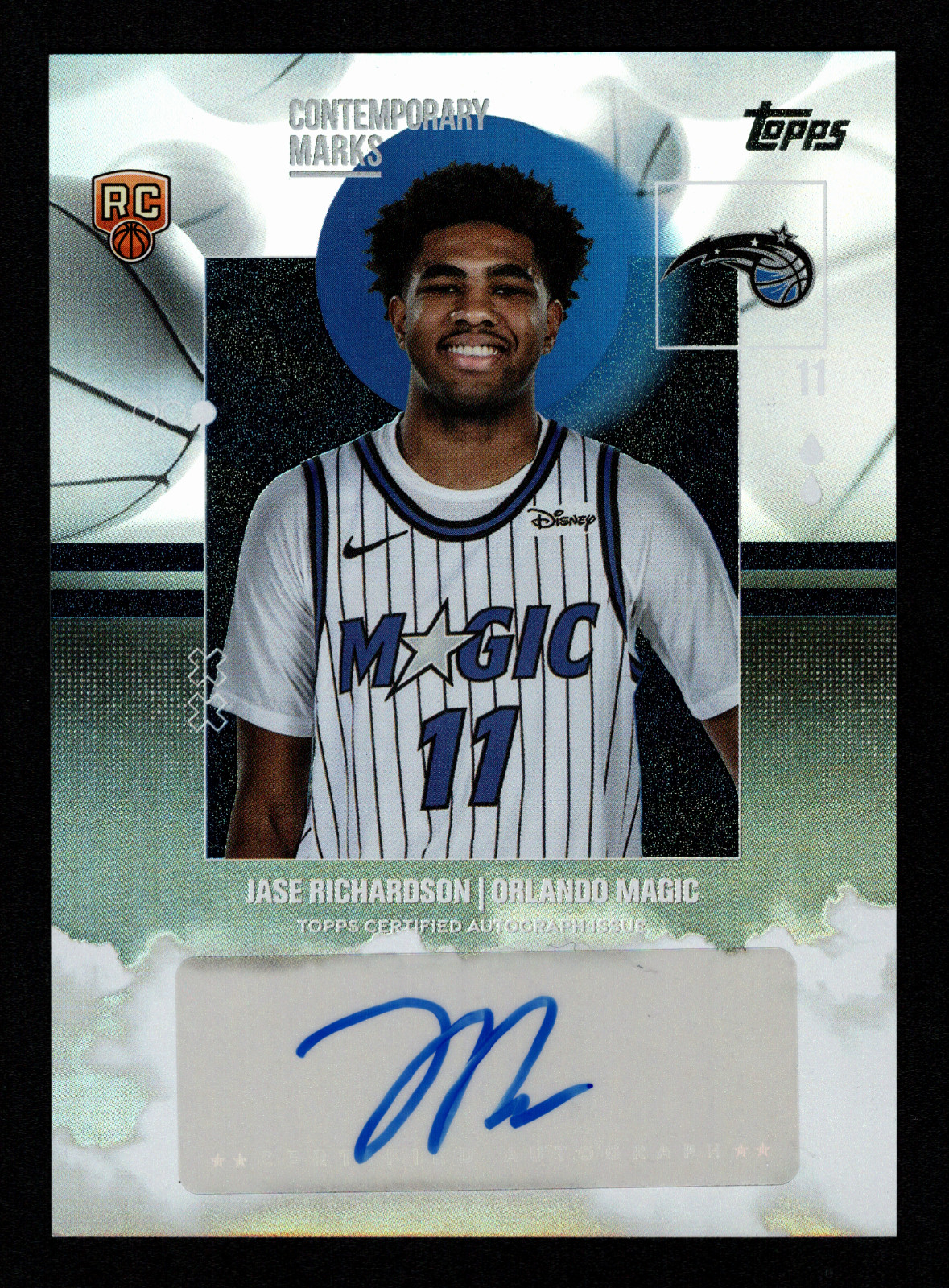 Jase Richardson 2025-26 Topps NBA Contemporary Marks #CM-JR RC Auto Magic