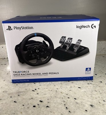 Logitech G G923 TrueForce Racing Wheel & Pedals, Black for PS5/PS4
