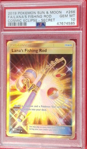 Lana's Fishing Rod graded PSA 10 for sale on eBay