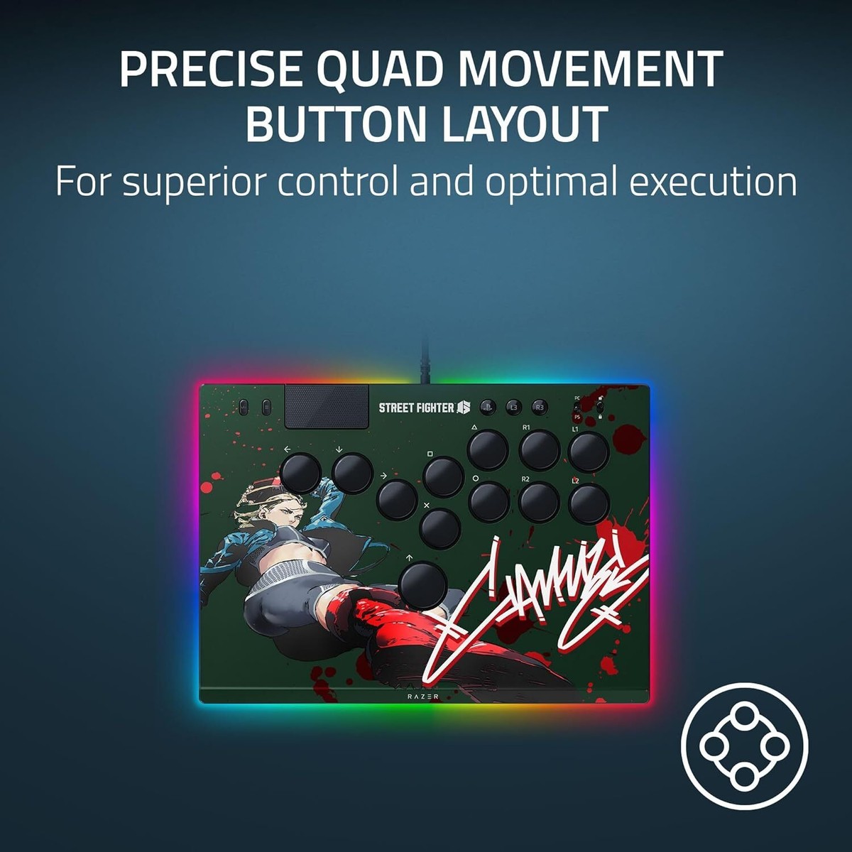 その他 RAZER KITSUNE CAMMY EDITION Razer Kitsune All-Button Arcade Controller SF6 Cammy Edition