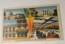 1930s postcard The Occidental Restaurant 1411 Pennsylvania Ave Washington DC