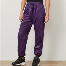 NWT 65 Women's Fila Remi Purple Athletic Wind Pants Joggers Dance Pants
