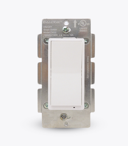 EVALOGIK Z-Wave Plus On/Off Switch Smart Home Automation - Wall plate included - Picture 3 of 9
