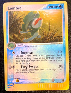 Pokémon TCG - Lombre 46/100 - EX Sandstorm (2003) - Reverse Holo - NM