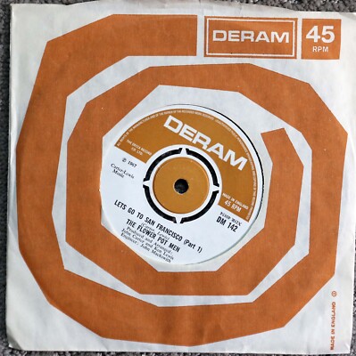 The Flower Pot Men-Lets Go to San Francisco 1&2 UK Deram psych 45 NM