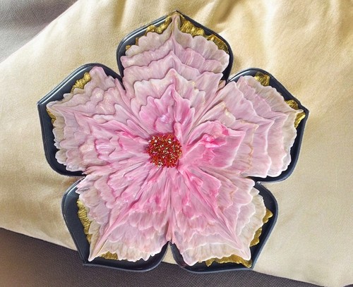 LARGE Hibiscus Tray Silicone Mold AU - Picture 10 of 10