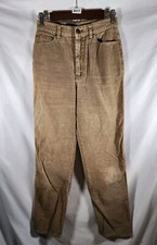 Calvin Klein Corduroy Pants 10 Women's Tan Used