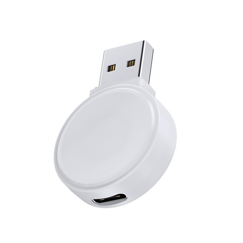 New Portable Wireless USB Type-C Charging Dock For Apple Watch 8 7 6 5 4 3 2 1 - Photo 4/24