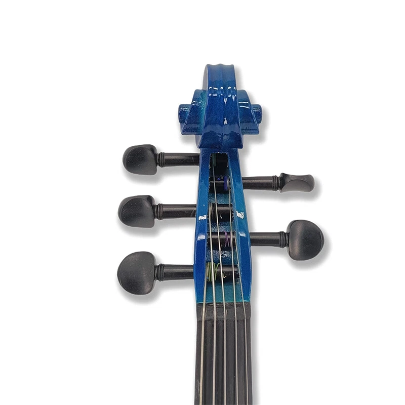 Полноразмерная синяя электрическая альта 4/4: тихая, идеально подходит для взрослых и подростков начинающих - Изображение 3 из 4