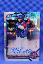 2022 Bowman Chrome Atomic Refractor /100 Ronnier Quintero Auto SP Chicago Cubs