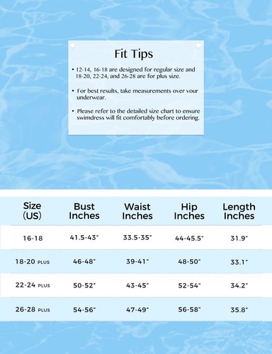 Wantdo Women's Plus Size Bathing Suit U Back Tummy Control One Piece Swimsuit - Picture 40 of 54