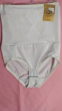 VINTAGE LEVEX SIZE MEDIUM WAISTED BRIEFER PANTY OPEN CROTCH WHITE NEW WITH TAGS