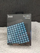 New in box Divoom AuraBox Bluetooth Speaker / LED Display - Music & Art