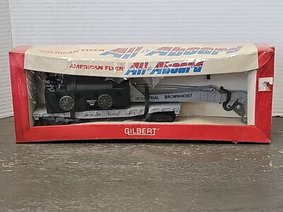  Gilbert American Flyer S Guage All Aboard 24569 Brownhoist Wrecker Car NIB