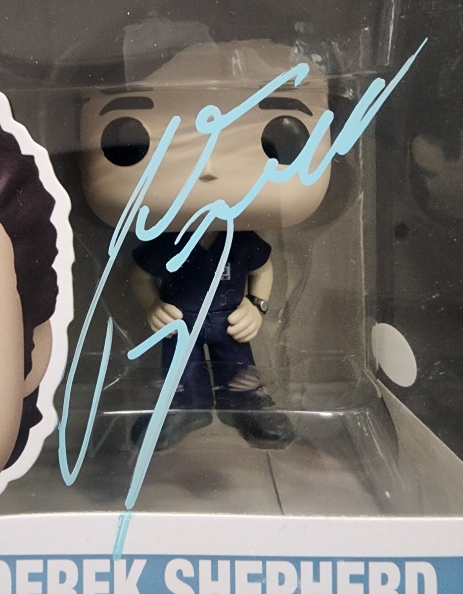 Patrick Dempsey Derek Shepard Signed Grey's Anatomy Funko