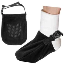 Impresa 2 Pack of Adjustable Leg Cast Sock Cover - Non-Slip Foot