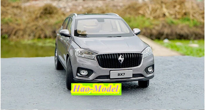 1:18 BORGWARD BX7 Alloy Diecast Model Car Collection Hobby Toys Ornaments Gray - Image 2 of 4