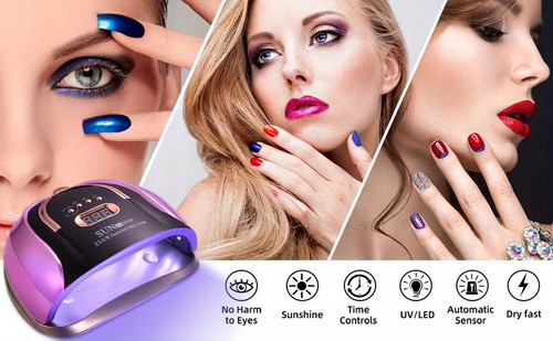 256W High Power UV LED Nail Lamp 4 Timer Setting Auto Sensor Smart Displayure - Picture 13 of 20