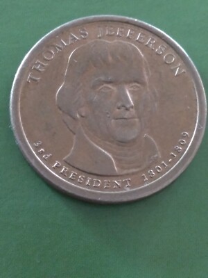 THOMAS JEFFERSON 1801-1809 ONE DOLLAR COIN | eBay