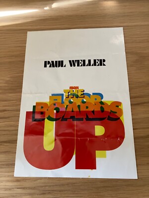 Paul Weller From The Floorboards Up Flyer The Jam Style Council V2 2005