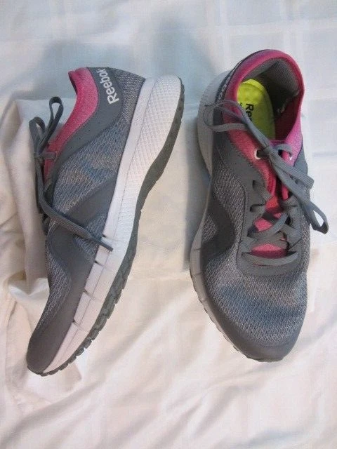 Baskets Reebok DMX Max Supreme pour femme, gris et rose Taille 10 AR3247