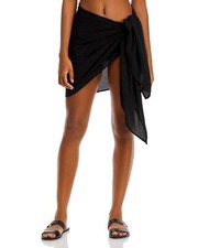 Aqua 281773 Short Sarong Swim Cover-Up, Size XS