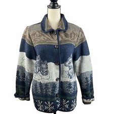 Vintage Ivy Wool Blend Jacket Women Sz S Made In Usa Unique