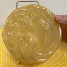 Vintage Ciara Perfumed Dusting Powder Container Trinket Box Art Nouveau Revson