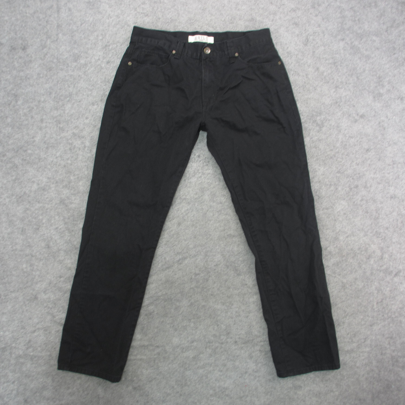 's 36x30 Black Dark Wash Straight Leg Jeans